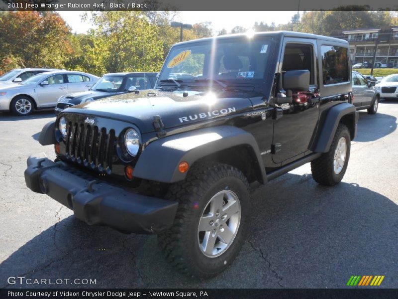 Black / Black 2011 Jeep Wrangler Rubicon 4x4
