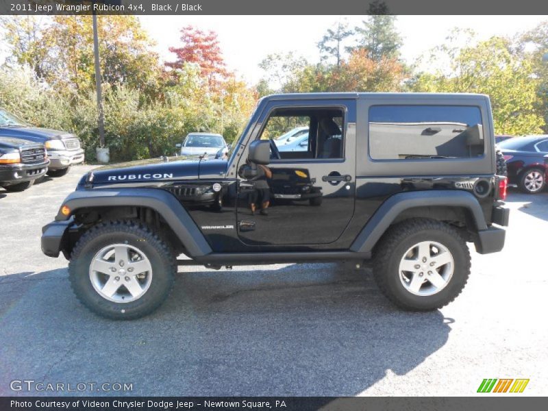 Black / Black 2011 Jeep Wrangler Rubicon 4x4