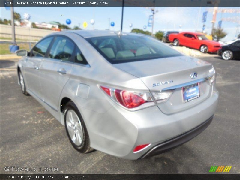 Radiant Silver / Gray 2013 Hyundai Sonata Hybrid Limited