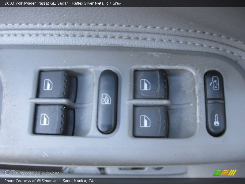 Reflex Silver Metallic / Grey 2003 Volkswagen Passat GLS Sedan