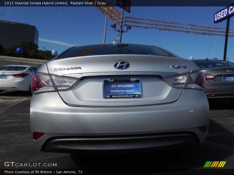 Radiant Silver / Gray 2013 Hyundai Sonata Hybrid Limited