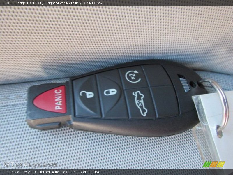 Bright Silver Metallic / Diesel Gray 2013 Dodge Dart SXT