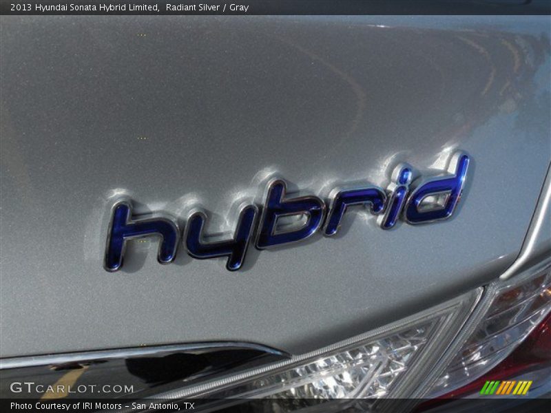 Radiant Silver / Gray 2013 Hyundai Sonata Hybrid Limited
