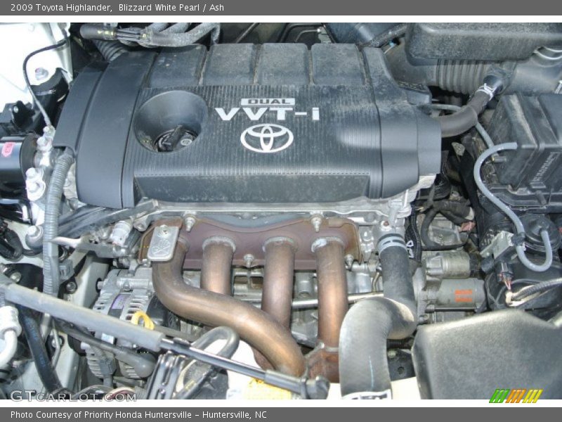 Blizzard White Pearl / Ash 2009 Toyota Highlander