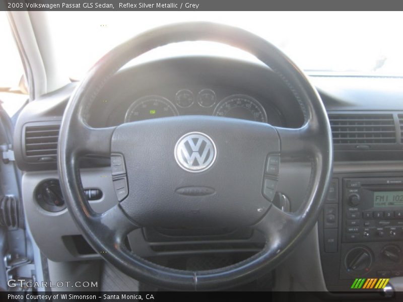 Reflex Silver Metallic / Grey 2003 Volkswagen Passat GLS Sedan