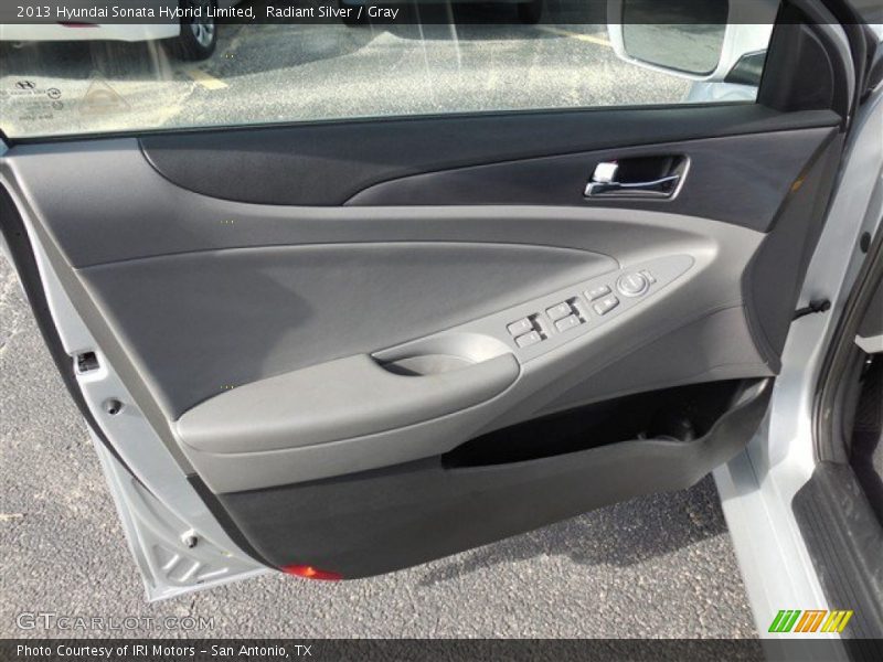 Radiant Silver / Gray 2013 Hyundai Sonata Hybrid Limited