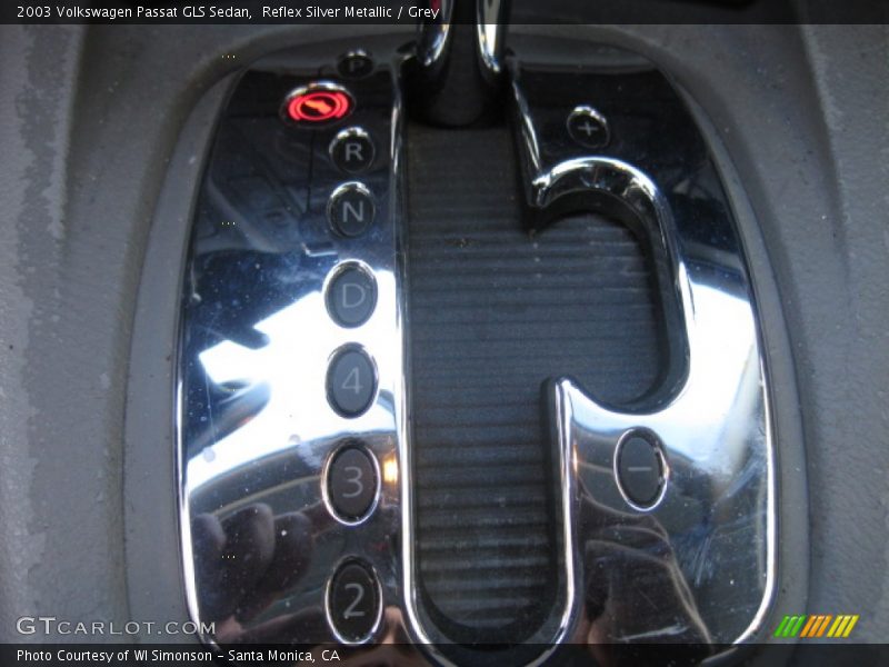 Reflex Silver Metallic / Grey 2003 Volkswagen Passat GLS Sedan