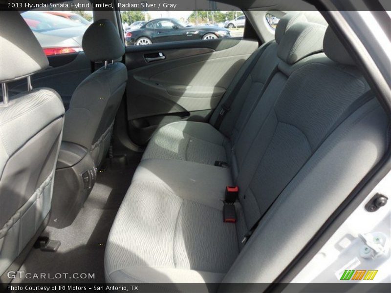 Radiant Silver / Gray 2013 Hyundai Sonata Hybrid Limited