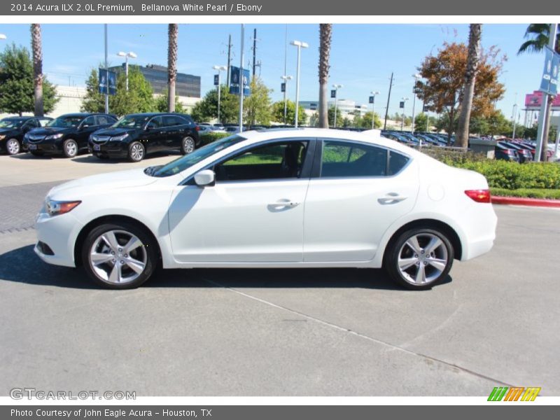 Bellanova White Pearl / Ebony 2014 Acura ILX 2.0L Premium