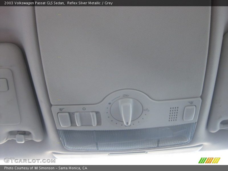 Reflex Silver Metallic / Grey 2003 Volkswagen Passat GLS Sedan