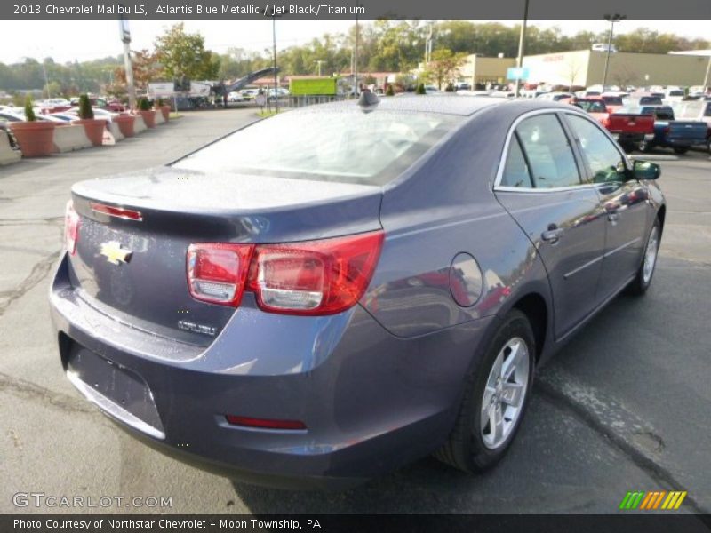 Atlantis Blue Metallic / Jet Black/Titanium 2013 Chevrolet Malibu LS