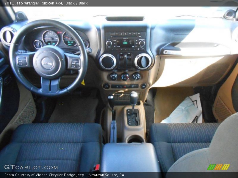 Black / Black 2011 Jeep Wrangler Rubicon 4x4