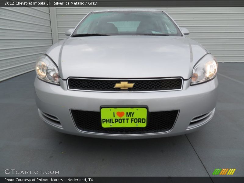 Silver Ice Metallic / Gray 2012 Chevrolet Impala LT