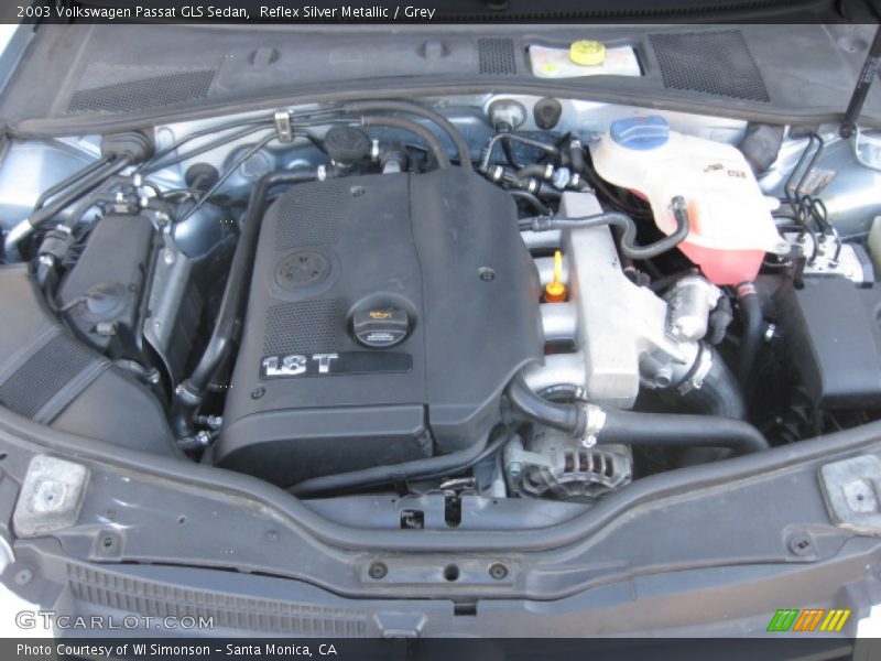Reflex Silver Metallic / Grey 2003 Volkswagen Passat GLS Sedan