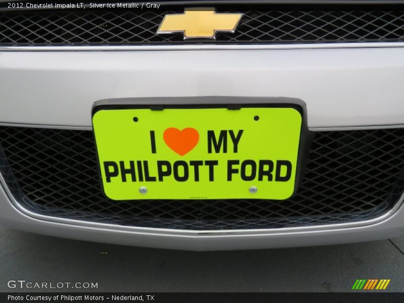 Silver Ice Metallic / Gray 2012 Chevrolet Impala LT