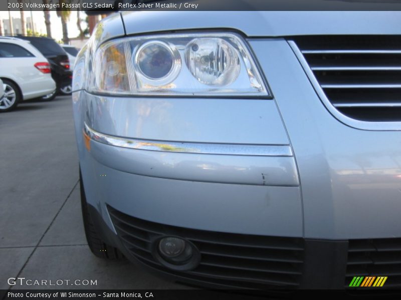 Reflex Silver Metallic / Grey 2003 Volkswagen Passat GLS Sedan