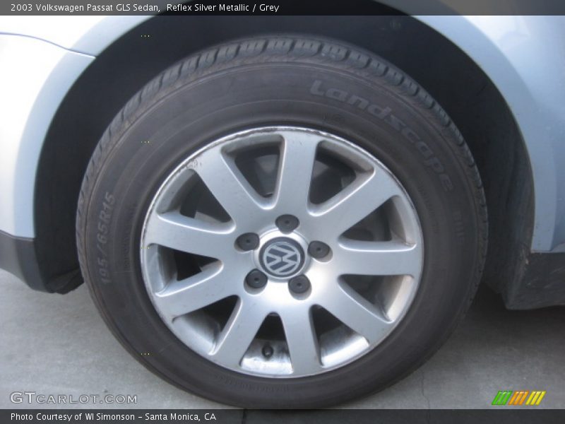 Reflex Silver Metallic / Grey 2003 Volkswagen Passat GLS Sedan