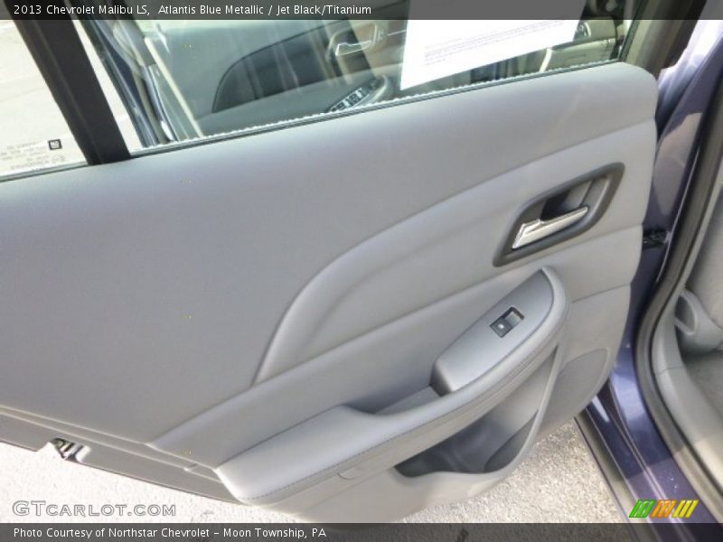Atlantis Blue Metallic / Jet Black/Titanium 2013 Chevrolet Malibu LS