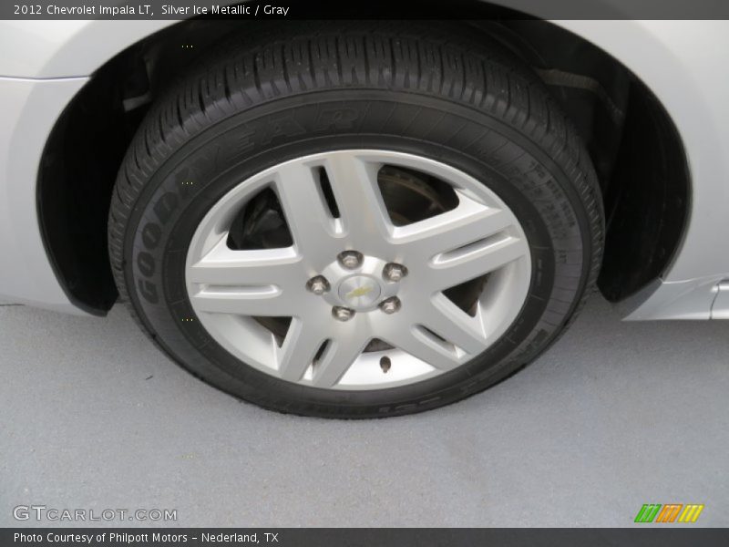 Silver Ice Metallic / Gray 2012 Chevrolet Impala LT