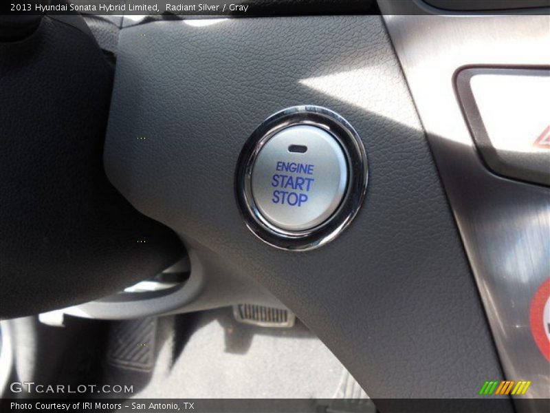 Radiant Silver / Gray 2013 Hyundai Sonata Hybrid Limited