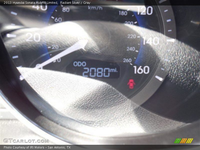 Radiant Silver / Gray 2013 Hyundai Sonata Hybrid Limited