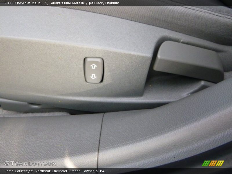 Atlantis Blue Metallic / Jet Black/Titanium 2013 Chevrolet Malibu LS