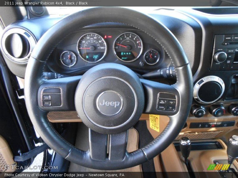 Black / Black 2011 Jeep Wrangler Rubicon 4x4