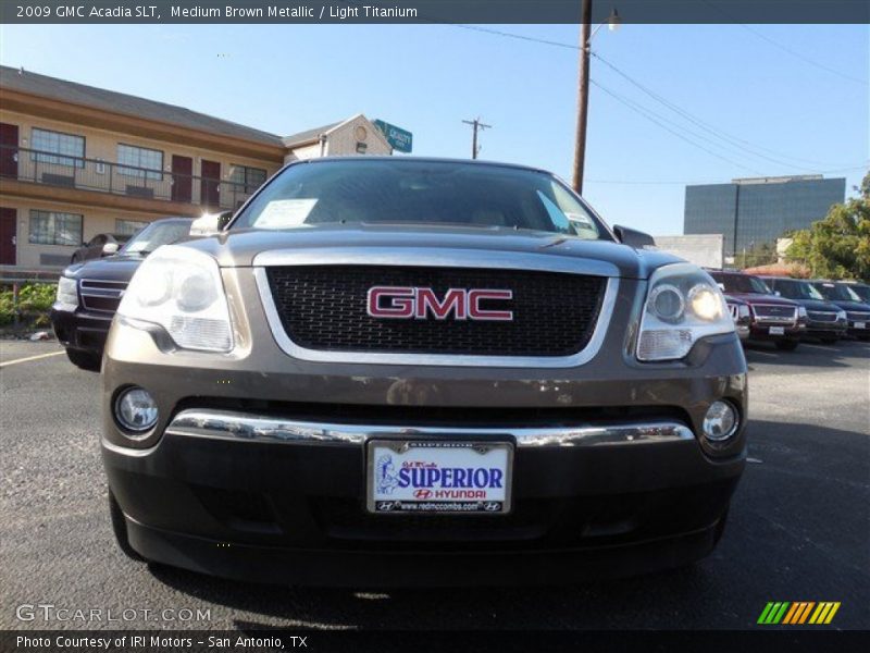 Medium Brown Metallic / Light Titanium 2009 GMC Acadia SLT