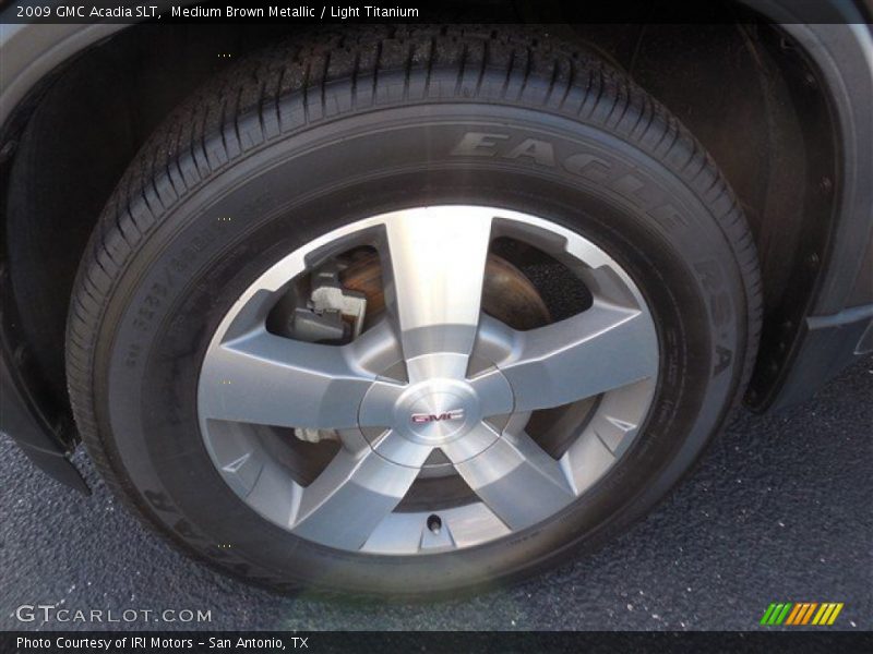Medium Brown Metallic / Light Titanium 2009 GMC Acadia SLT