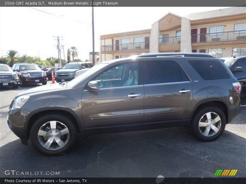 Medium Brown Metallic / Light Titanium 2009 GMC Acadia SLT
