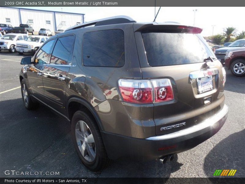 Medium Brown Metallic / Light Titanium 2009 GMC Acadia SLT