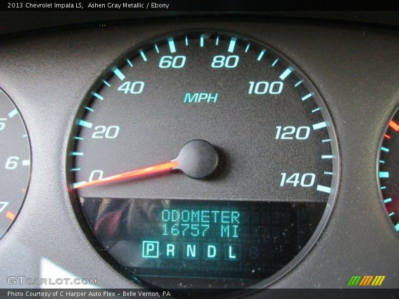 Ashen Gray Metallic / Ebony 2013 Chevrolet Impala LS