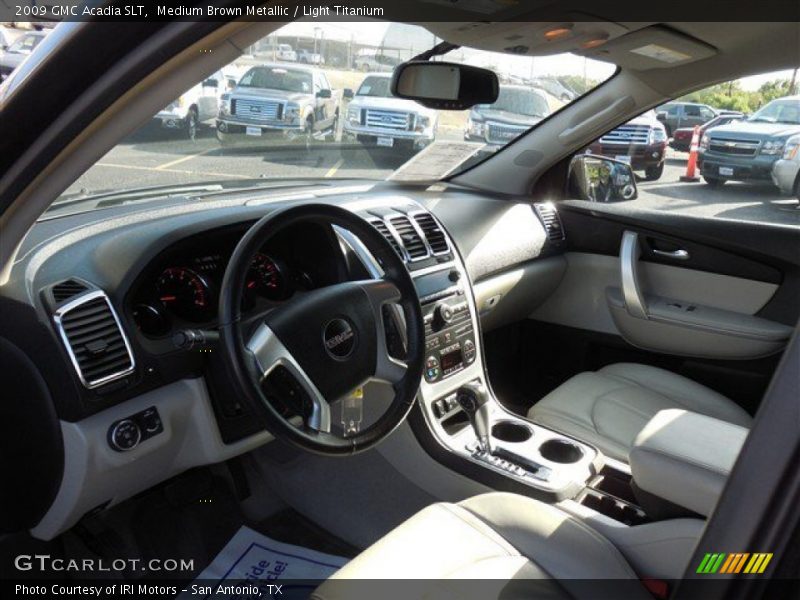 Medium Brown Metallic / Light Titanium 2009 GMC Acadia SLT