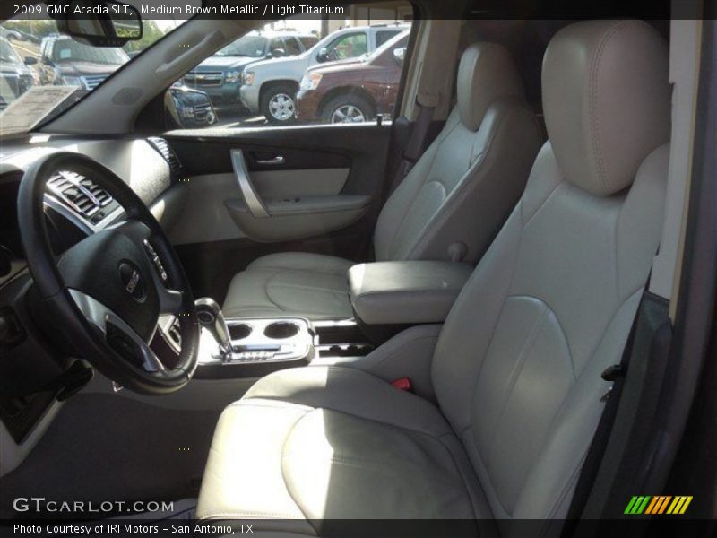 Medium Brown Metallic / Light Titanium 2009 GMC Acadia SLT