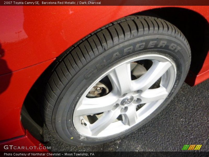 Barcelona Red Metallic / Dark Charcoal 2007 Toyota Camry SE