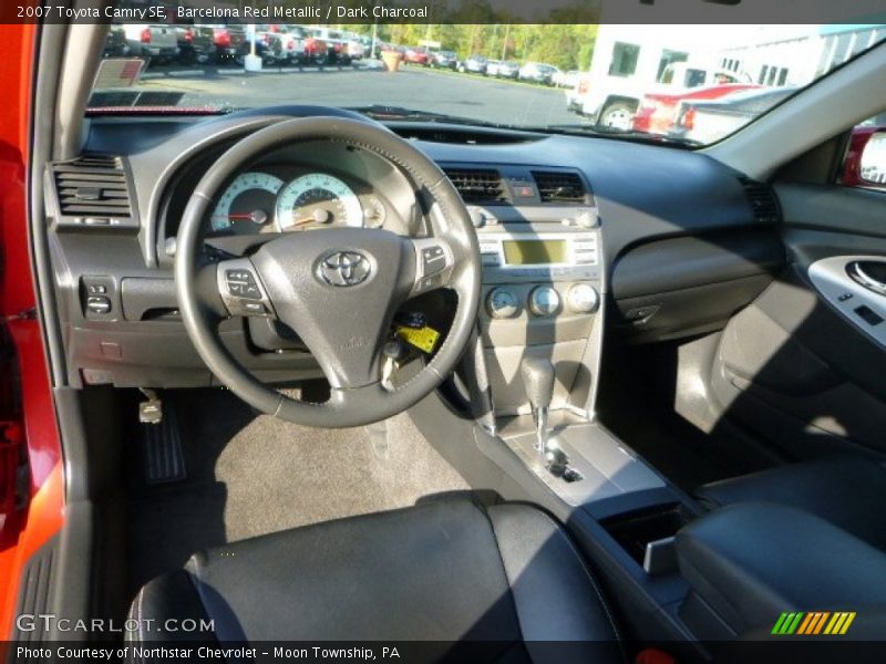 Barcelona Red Metallic / Dark Charcoal 2007 Toyota Camry SE