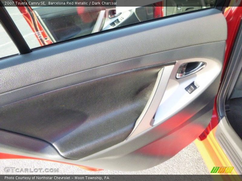 Barcelona Red Metallic / Dark Charcoal 2007 Toyota Camry SE