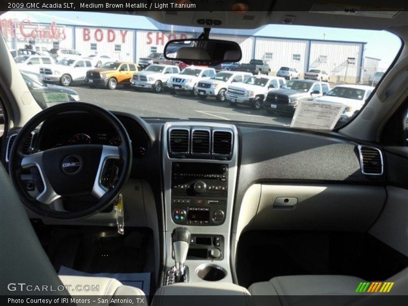 Medium Brown Metallic / Light Titanium 2009 GMC Acadia SLT
