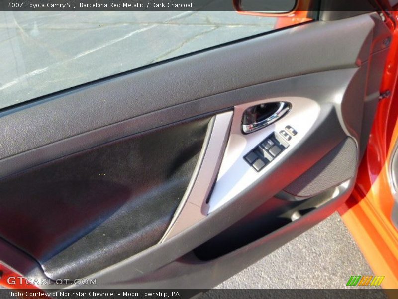 Barcelona Red Metallic / Dark Charcoal 2007 Toyota Camry SE