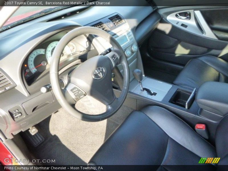 Barcelona Red Metallic / Dark Charcoal 2007 Toyota Camry SE