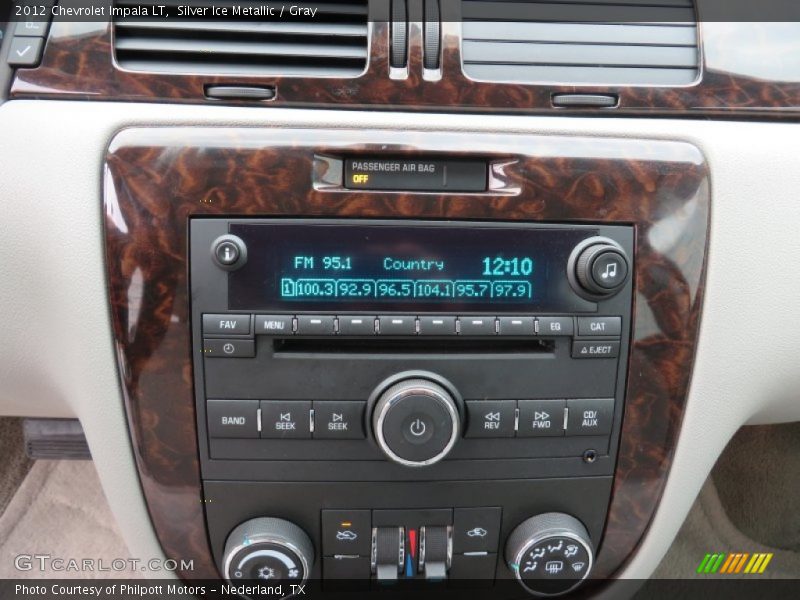 Silver Ice Metallic / Gray 2012 Chevrolet Impala LT