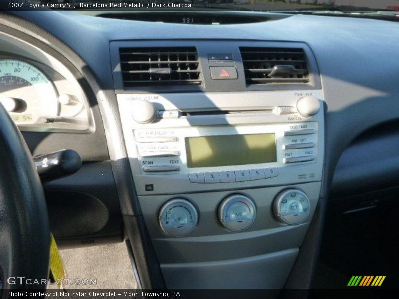 Barcelona Red Metallic / Dark Charcoal 2007 Toyota Camry SE