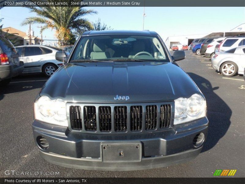 Steel Blue Metallic / Medium Slate Gray 2007 Jeep Grand Cherokee Laredo