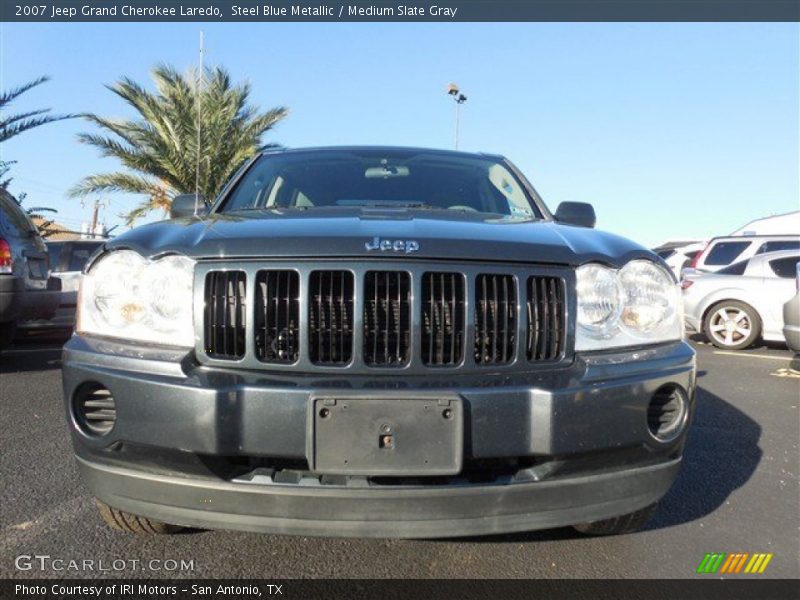 Steel Blue Metallic / Medium Slate Gray 2007 Jeep Grand Cherokee Laredo