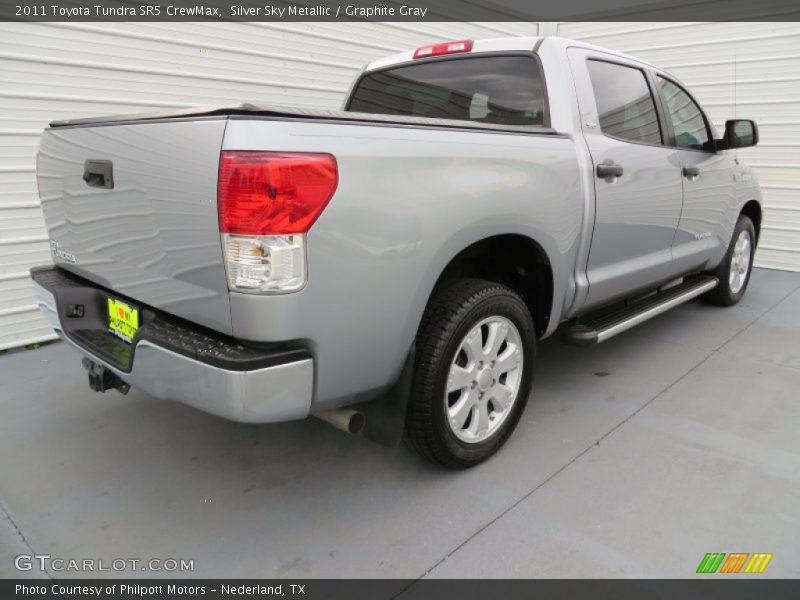 Silver Sky Metallic / Graphite Gray 2011 Toyota Tundra SR5 CrewMax