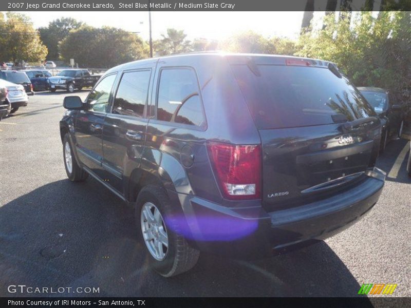 Steel Blue Metallic / Medium Slate Gray 2007 Jeep Grand Cherokee Laredo