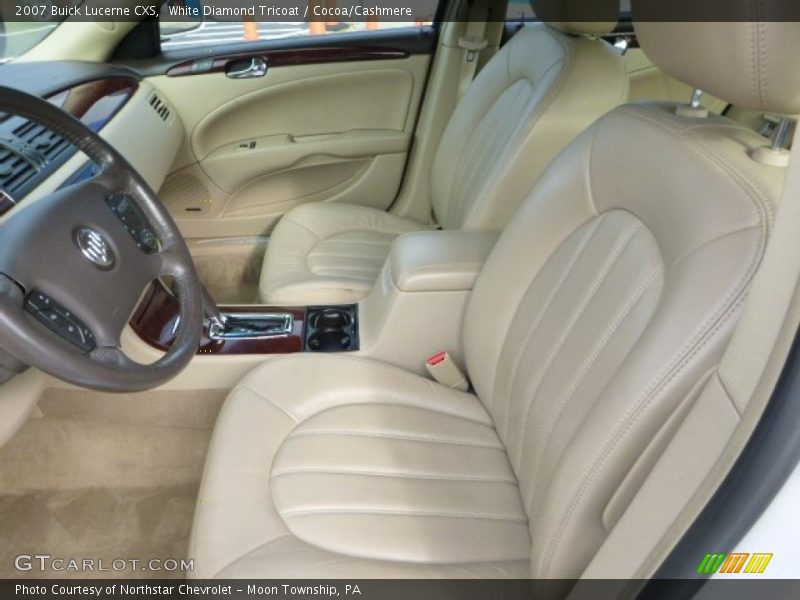 White Diamond Tricoat / Cocoa/Cashmere 2007 Buick Lucerne CXS