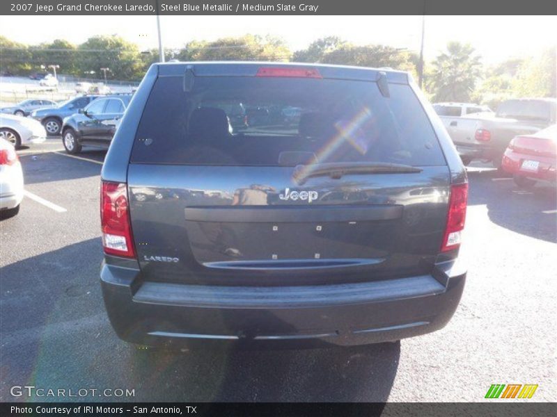 Steel Blue Metallic / Medium Slate Gray 2007 Jeep Grand Cherokee Laredo