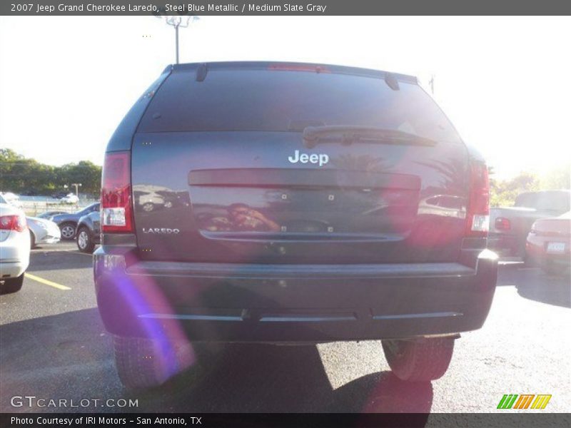 Steel Blue Metallic / Medium Slate Gray 2007 Jeep Grand Cherokee Laredo