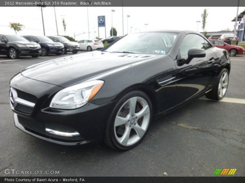 Black / Ash/Black 2012 Mercedes-Benz SLK 350 Roadster